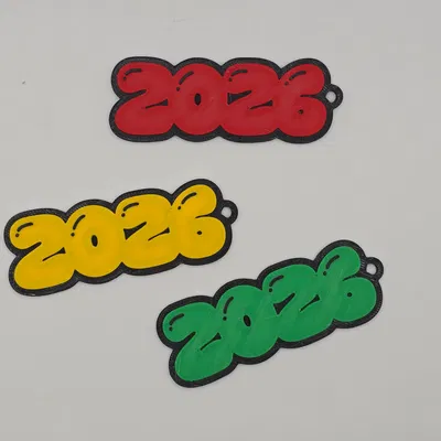 Móc Khóa Happy New Year 2026