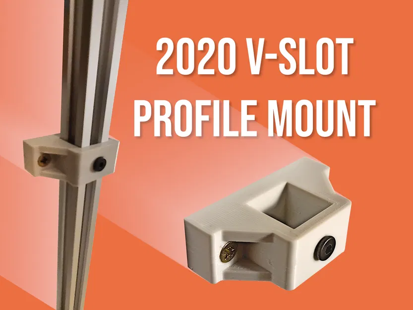 Ngàm Gắn Nhôm Định Hình 2020 V-Slot (2020 V-Slot Profile Mount) - Image 1