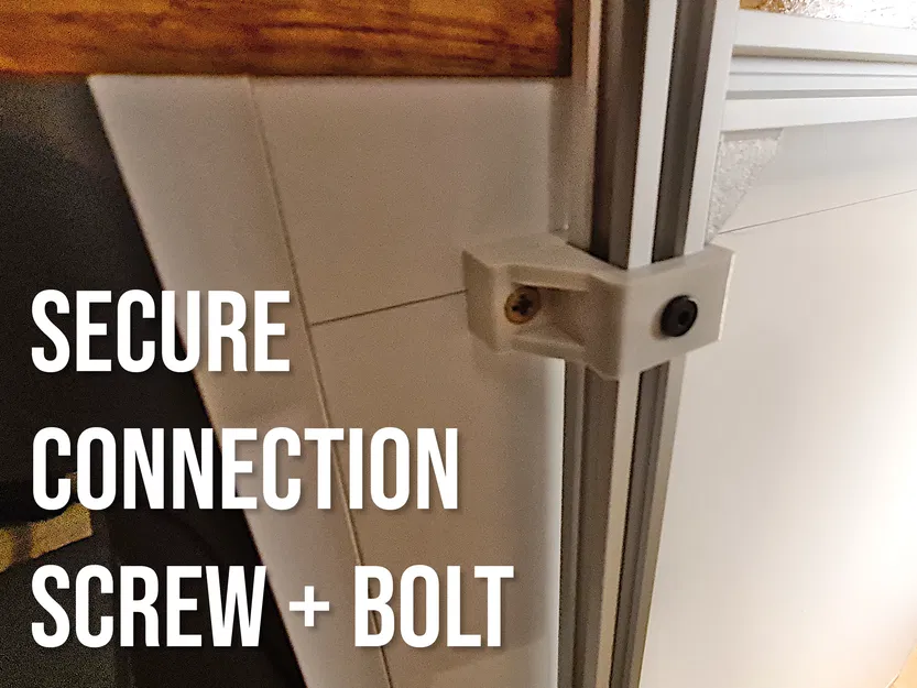 Ngàm Gắn Nhôm Định Hình 2020 V-Slot (2020 V-Slot Profile Mount) - Image 2