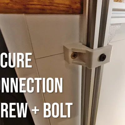 Ngàm Gắn Nhôm Định Hình 2020 V-Slot (2020 V-Slot Profile Mount)