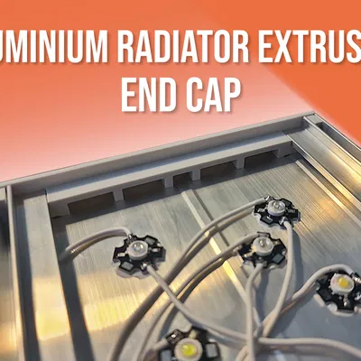 Nắp bịt đầu nhôm profile (160mm x 18mm)