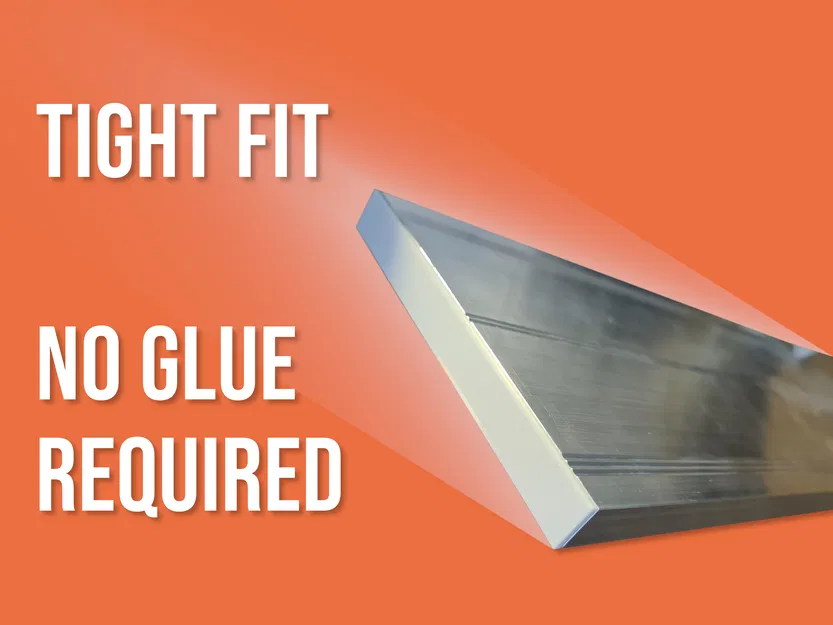 Nắp bịt đầu nhôm profile (160mm x 18mm) - Image 2