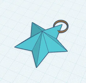 Móc khóa hình ngôi sao (Star Keychain) - Image 1