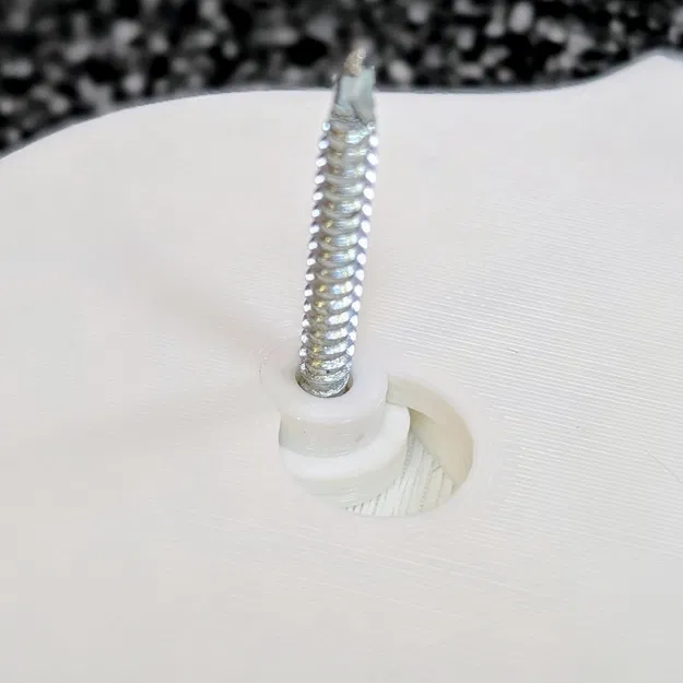 Hệ thống adapter vít keyhole flush mount gắn tường (Flush Mount Keyhole Screw Adapter System) - Image 3