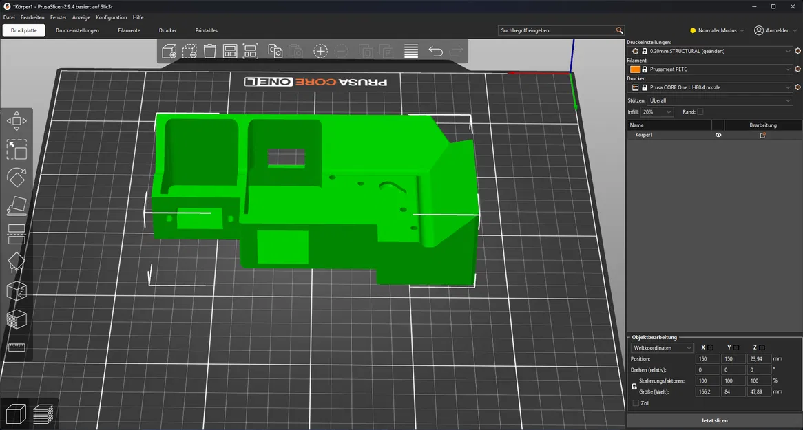 Prusa Core One + L Front Switch Squash Ball Feet (Công tắc trước + chân bóng squash) - Image 4