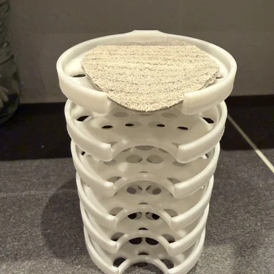 Kệ Phơi Bông Tẩy Trang Tái Sử Dụng Xếp Chồng