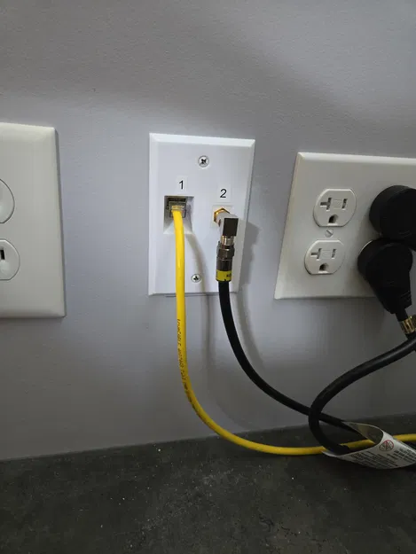 Mặt che tường RJ45 dạng nghiêng/âm (RJ45 Angled/Recessed Wall Plates) - Image 4