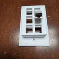 Mặt che tường RJ45 dạng nghiêng/âm (RJ45 Angled/Recessed Wall Plates) - Thumbnail 5