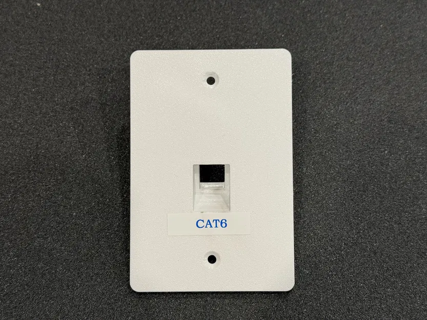 Mặt che tường RJ45 cho Central Vac (Central Vac RJ45 wall plate) - Image 2