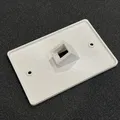 Mặt che tường RJ45 cho Central Vac (Central Vac RJ45 wall plate) - Thumbnail 3