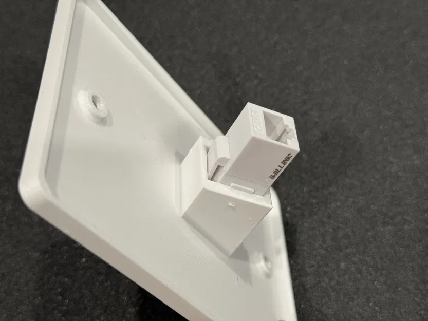 Mặt che tường RJ45 cho Central Vac (Central Vac RJ45 wall plate) - Image 4