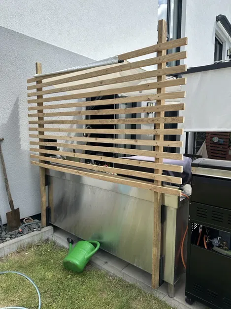 Bộ Mount Bàn Workbench sang Cọc Gỗ 40 mm cho Vách Che Riêng Tư - Image 1