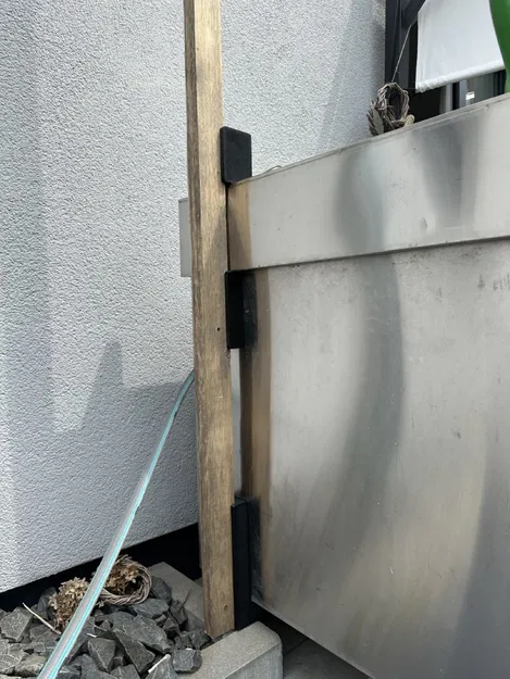 Bộ Mount Bàn Workbench sang Cọc Gỗ 40 mm cho Vách Che Riêng Tư - Image 2