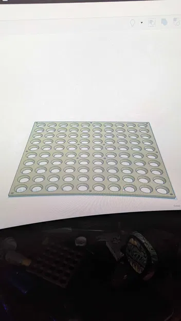 Marble board – Bảng giữ bi 16 mm - Image 1