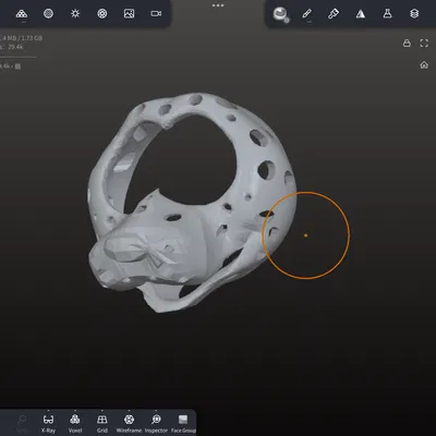 Đế đầu fursuit chuột (chưa test)
