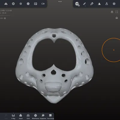 Base đầu Fursuit raccoon (chưa test)
