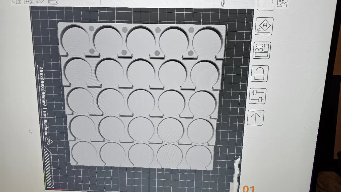 Kệ sơn 30ml (paint-rack-30ml) tích hợp chỗ để cọ - Image 6