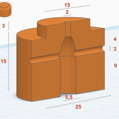 Prototype die để chế tạo lead slug 5.5mm cho airgun