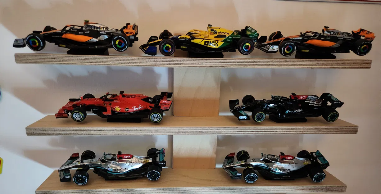 Chân Đế Trưng Bày Nghiêng Cho Mô Hình F1 Bburago 1/43 - Image 3