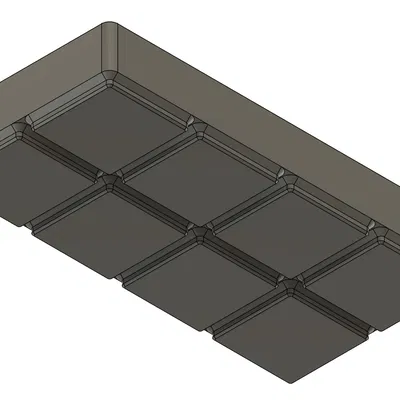 Gridfinity | Khay pin | AA, AAA, C, D, 9V & CR2032