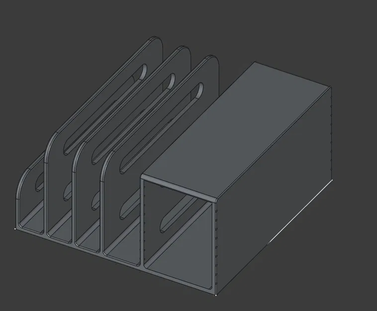 Stand để bàn cho laptop/tablet: để tối đa 4 thiết bị, có ngăn giấu power brick - Image 1
