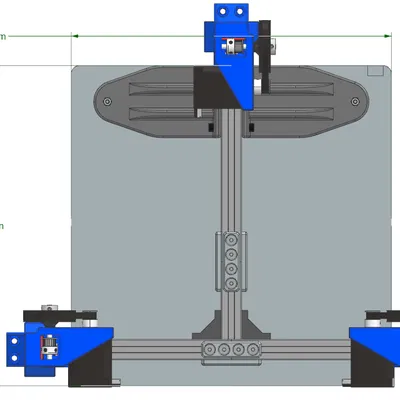 Ngàm gắn bed in 3D khổ 300x300 cho Rolohaun SimpleCore Redux