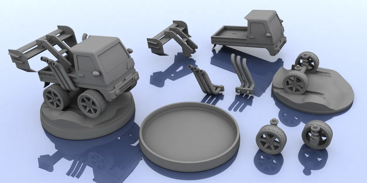 Crash Derby - Kei Truck (Xe Kei Truck cho Crash Derby) - Image 4