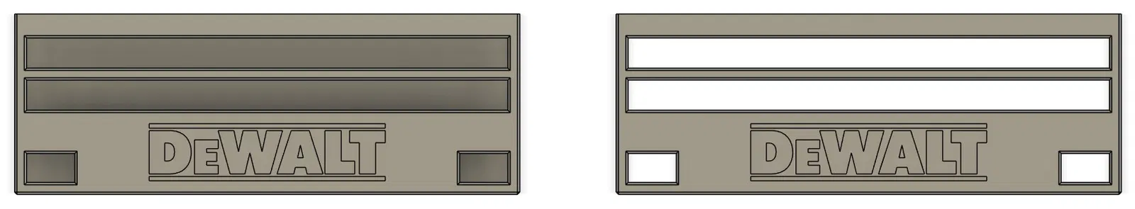 Bộ giữ ray DeWalt Track Saw treo tường (DeWalt Track saw rail holder) - Image 2