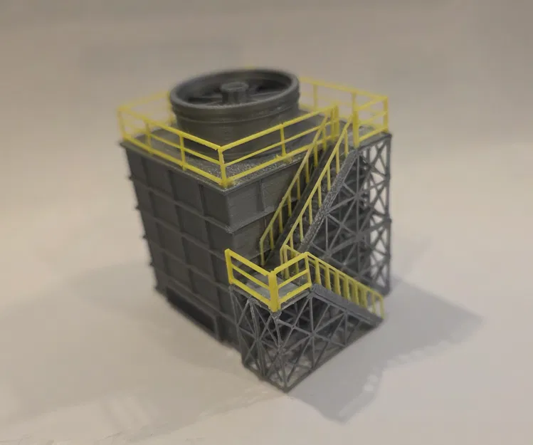 Tháp giải nhiệt Cooling Tower tỉ lệ 1:160 (N Scale) - Image 5