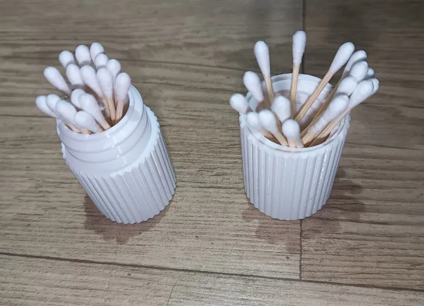 Hộp đựng Q-Tip TwistTop (Vít trung tâm) - Image 1