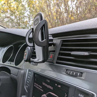 Adapter kẹp điện thoại Golf MK7 (gắn công tắc hazard) – ball joint 16,5mm