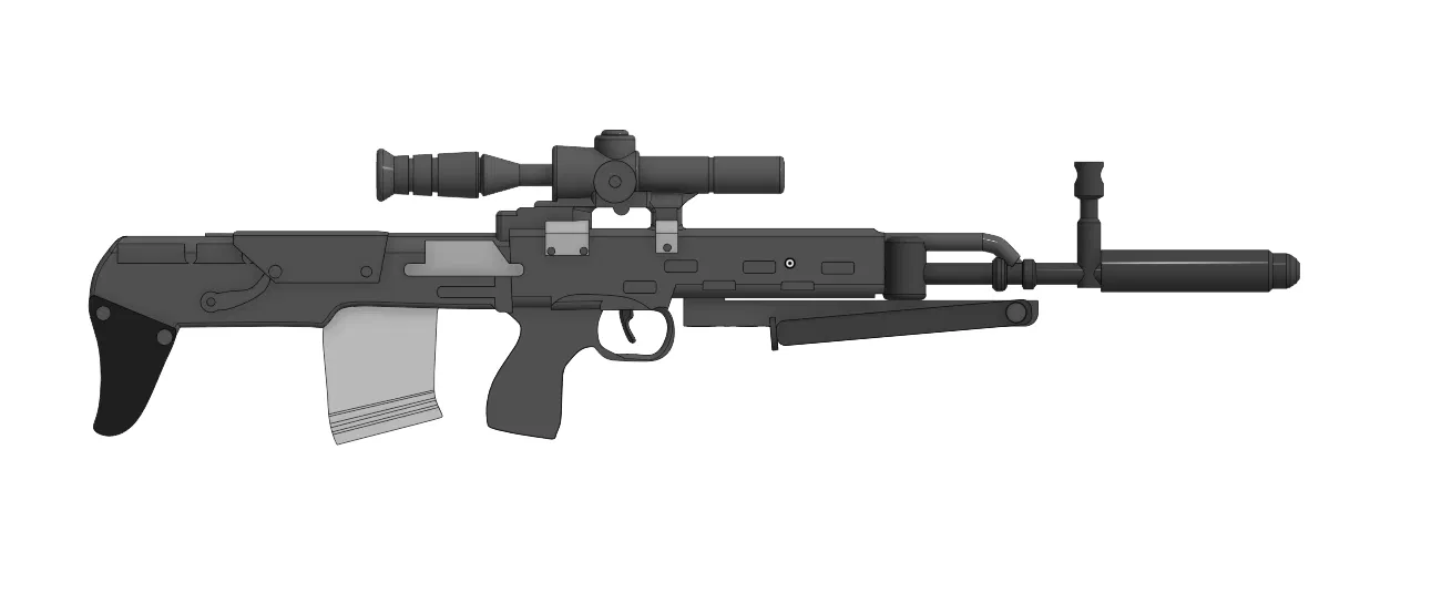DRAGUNOV SVU Sniper (Dragunov SVU Súng bắn tỉa bullpup) - Image 1