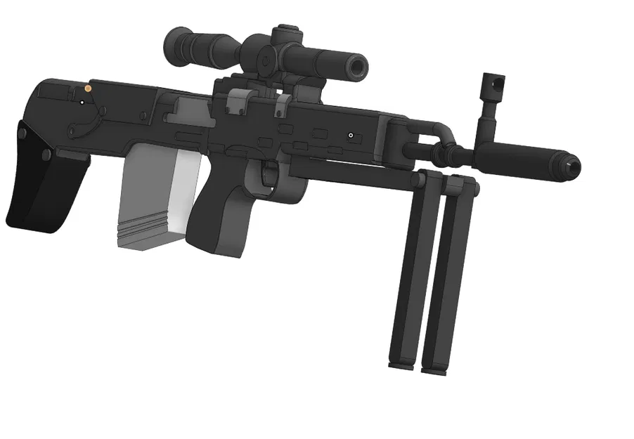 DRAGUNOV SVU Sniper (Dragunov SVU Súng bắn tỉa bullpup) - Image 2