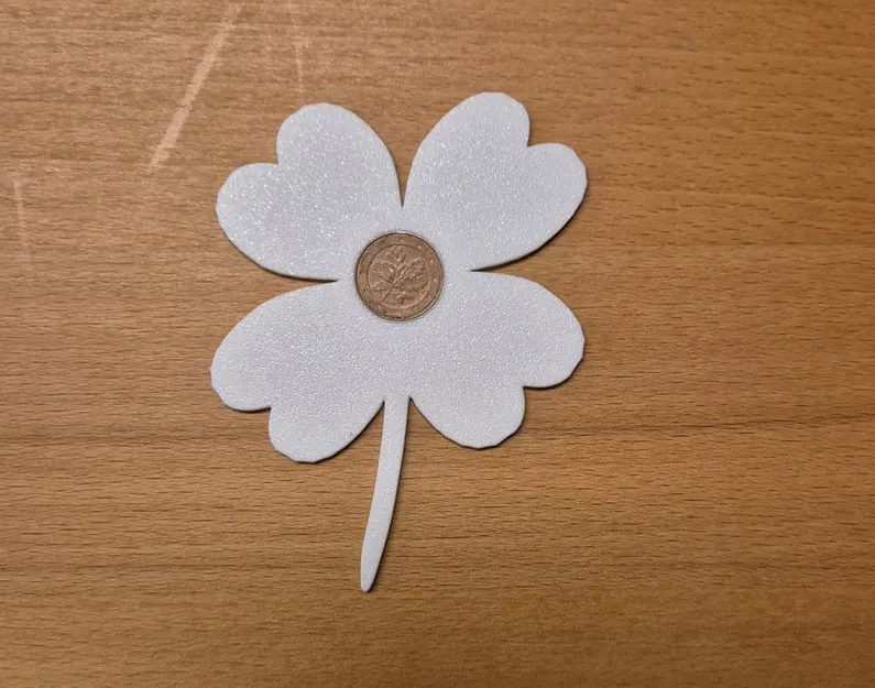 Bùa may mắn kèm đồng xu 1 cent (cỏ bốn lá may mắn) - Image 2