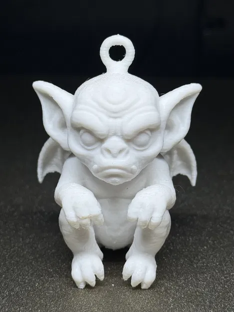 Ornament Gargoyle Cáu Kỉnh – Sinh Vật Gothic Dễ Thương (STL In 3D) - Image 3