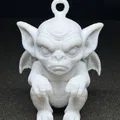 Ornament Gargoyle Cáu Kỉnh – Sinh Vật Gothic Dễ Thương (STL In 3D) - Thumbnail 3
