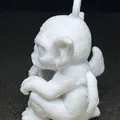 Ornament Gargoyle Cáu Kỉnh – Sinh Vật Gothic Dễ Thương (STL In 3D) - Thumbnail 7