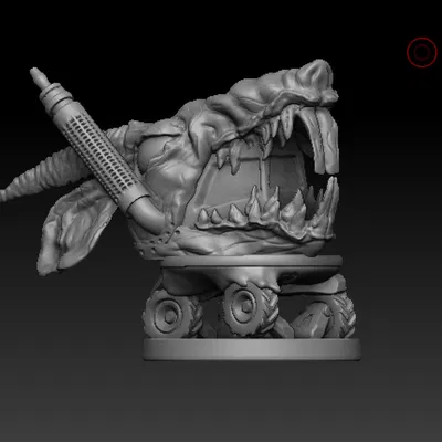 The Great Horned Rat Bastid - Xe Crash Derby phong cách Skaven