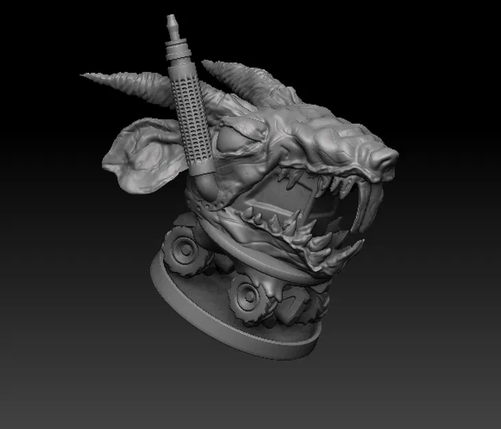 The Great Horned Rat Bastid - Xe Crash Derby phong cách Skaven - Image 3