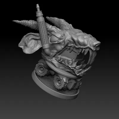 The Great Horned Rat Bastid - Xe Crash Derby phong cách Skaven