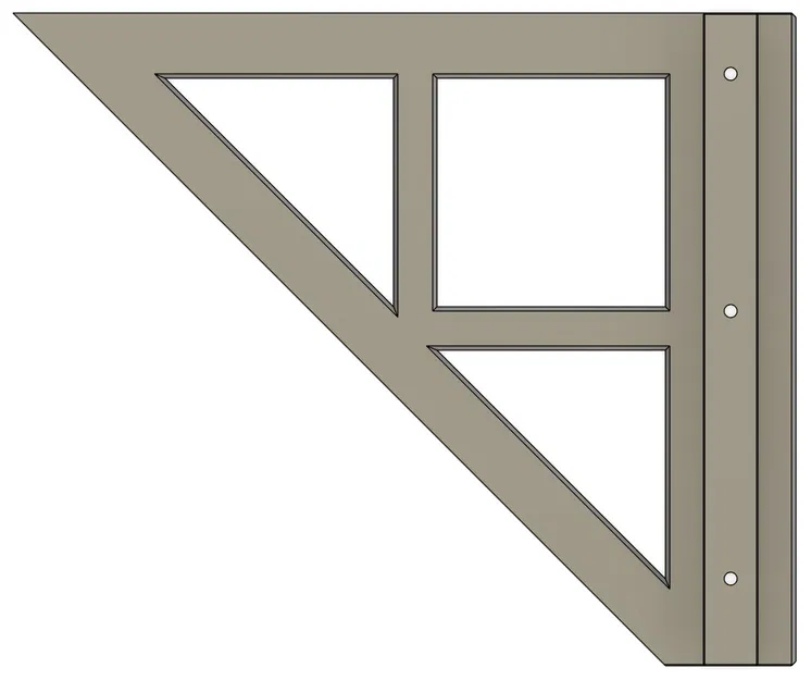 Triangle fence cho DeWalt track saw (guide rail DWS5021/5022/5023) - Image 3