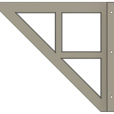 Triangle fence cho DeWalt track saw (guide rail DWS5021/5022/5023)