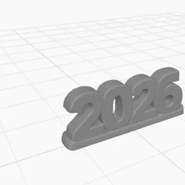 Bảng Chữ Chúc Mừng Năm Mới 2026 (2026 New Years Sign)