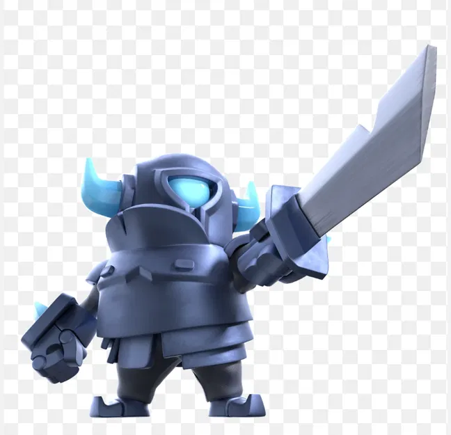 Mini P.E.K.K.A. (Mini pekka) – Mẫu 3D chiến binh giáp sắt - Image 1