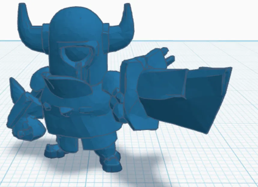 Mini P.E.K.K.A. (Mini pekka) – Mẫu 3D chiến binh giáp sắt - Image 2