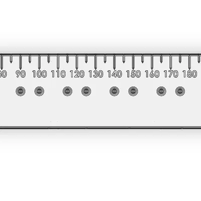 Jig dẫn hướng đục lỗ giấy cho đóng sách (Book Binding Paper Punch Guide)