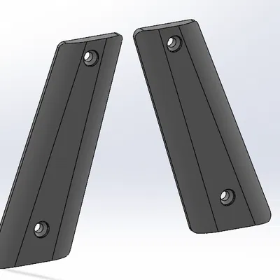 Tấm ốp tay cầm trơn Paintball 45