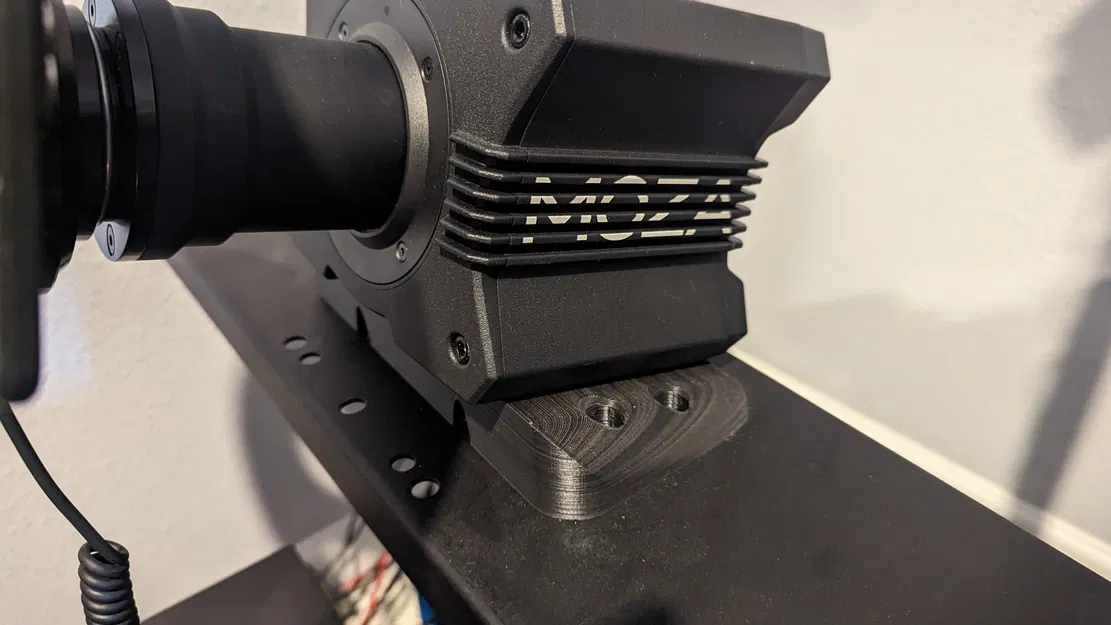 Adapter gắn wheel base Moza lên khung GT Omega ART Simulator (Moza R9) - Image 1