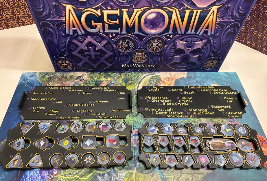 Khay Đựng Token Item Agemonia (Agemonia Item Tokens Trays) - Image 1