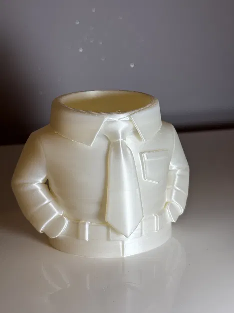 Ống Cắm Bút Áo Sơ Mi & Cà Vạt – Desk Organizer In 3D | Dễ In, Ít Supports - Image 4